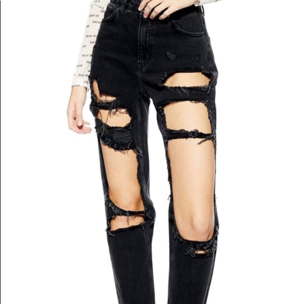 High Waisted Mom Jeans